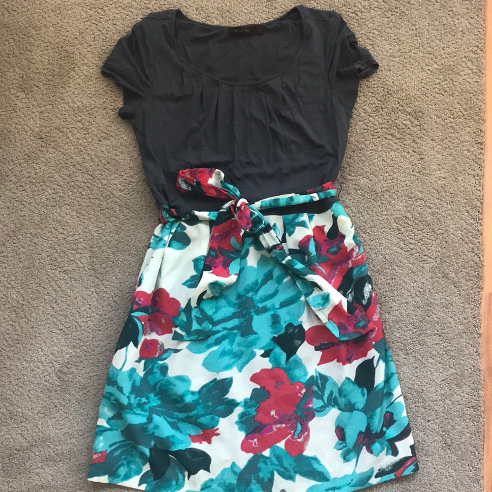 Grey & Floral dress